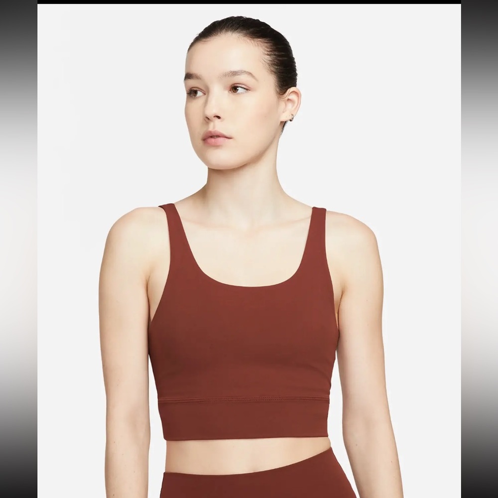 Nike Women's Brown Crop Top